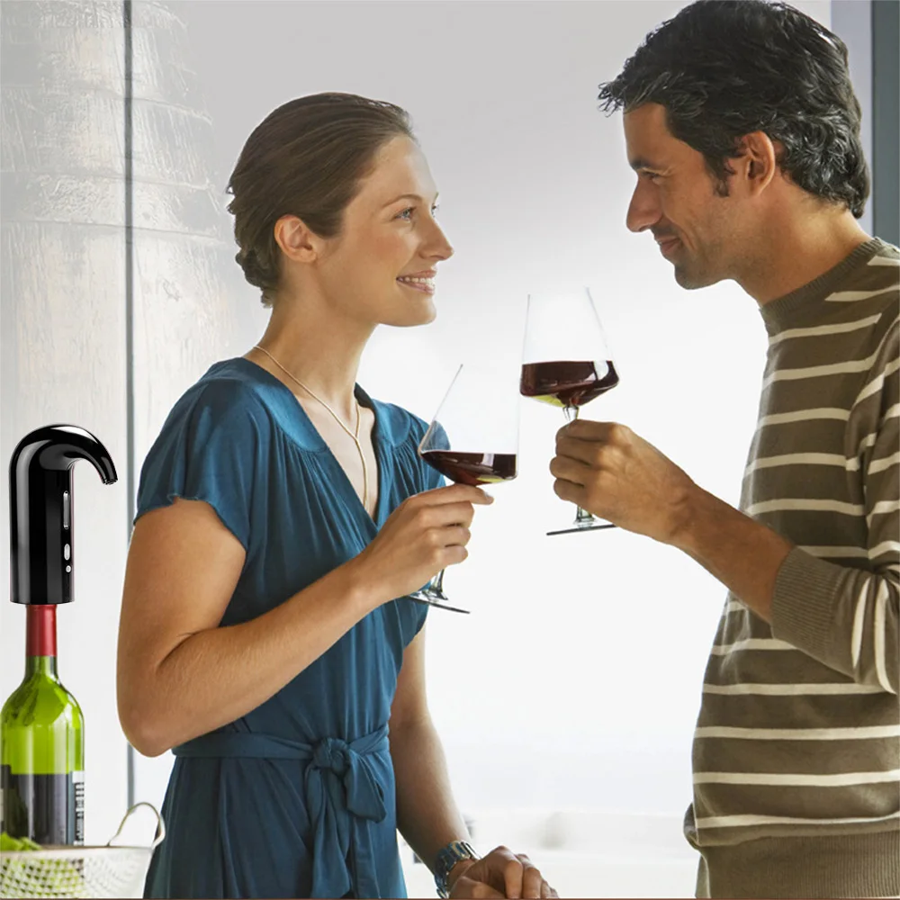 Portable Automatic Electric Aeration Decanter Smart Wine Pourers Rapid Wine Pourer Aerator Decanter Dispenser Wine Tools Access
Portable Automatic Electric Aeration Decanter Smart Wine Pourers Rapid Wine Pourer Aerator Decanter Dispenser Wine Tools Access