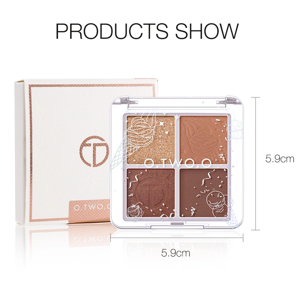 4 Color Eyeshadow Palette Nude Matte Glitter Waterproof Cosmetics Pigment Long Lasting Shine Eyeshadow Makeup Tools
4 Color Eyeshadow Palette Nude Matte Glitter Waterproof Cosmetics Pigment Long Lasting Shine Eyeshadow Makeup Tools