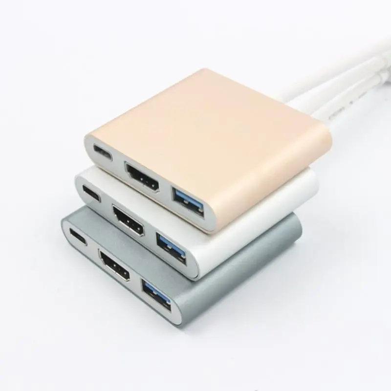 Кабель-переходник USB-C/HDMI 3 в 1 для Samsung, Huawei, Apple, Mac, Usb 3,1, Type-C/HDMI, 4K
Кабель-переходник USB-C/HDMI 3 в 1 для Samsung, Huawei, Apple, Mac, Usb 3,1, Type-C/HDMI, 4K