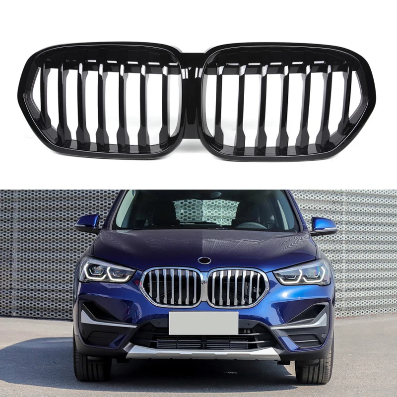 New X1 Car Front Bumper Kidney Grille for BMW X1 F48 2020 Gloss Black Racing Grills Auto Accessories High Quality ABS
New X1 Car Front Bumper Kidney Grille for BMW X1 F48 2020 Gloss Black Racing Grills Auto Accessories High Quality ABS