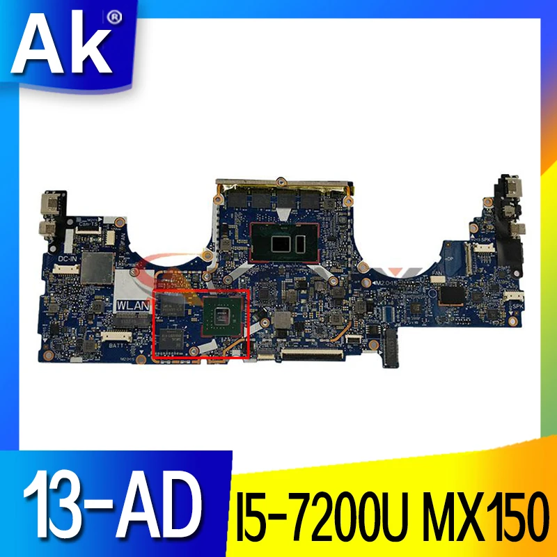 Материнская плата для ноутбука HP 13-AD 13-AD019TX 13-AD020TX SR342 I5-7200U MX150 2G 6050A2919201-MB-A01 926317-001 926317-501
Материнская плата для ноутбука HP 13-AD 13-AD019TX 13-AD020TX SR342 I5-7200U MX150 2G 6050A2919201-MB-A01 926317-001 926317-501