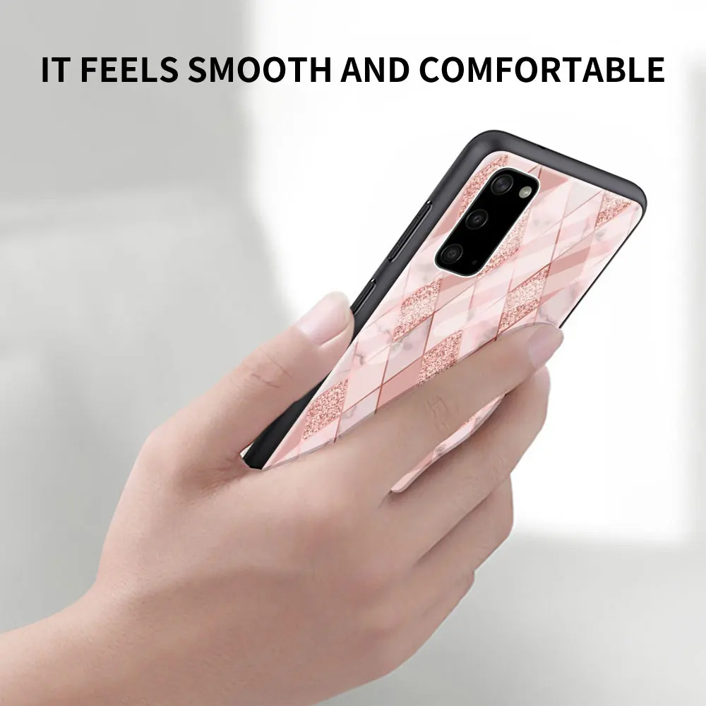 Rose Pink Bling Glass Case For Samsung Galaxy S21 S20 FE S10 S9 Plus Note 20 9 10 Lite S20Ultra Coque Phone Shell Cover
Rose Pink Bling Glass Case For Samsung Galaxy S21 S20 FE S10 S9 Plus Note 20 9 10 Lite S20Ultra Coque Phone Shell Cover
