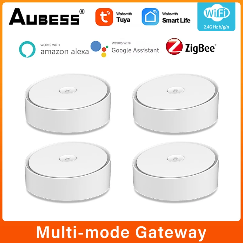 Смарт-шлюз Aubess Tuya, многорежимный шлюз ZigBee, Wi-Fi, Bluetooth, дистанционное управление через приложение, работает с Alexa Google Home
Смарт-шлюз Aubess Tuya, многорежимный шлюз ZigBee, Wi-Fi, Bluetooth, дистанционное управление через приложение, работает с Alexa Google Home