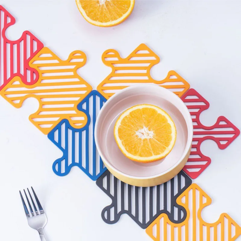 Creative Jigsaw Puzzle Placemat Heat Insulation Non-Slip Tableware Pad Waterproof Coaster Tea Cup Mug Table Mat Kitchen Utensils
Creative Jigsaw Puzzle Placemat Heat Insulation Non-Slip Tableware Pad Waterproof Coaster Tea Cup Mug Table Mat Kitchen Utensils