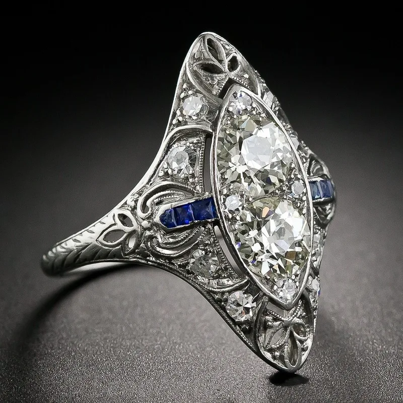 Women's Vintage S925 Silver AAA Zircon Ring Engagement Wedding Gift Jewelry Ring Wholesale
Women's Vintage S925 Silver AAA Zircon Ring Engagement Wedding Gift Jewelry Ring Wholesale