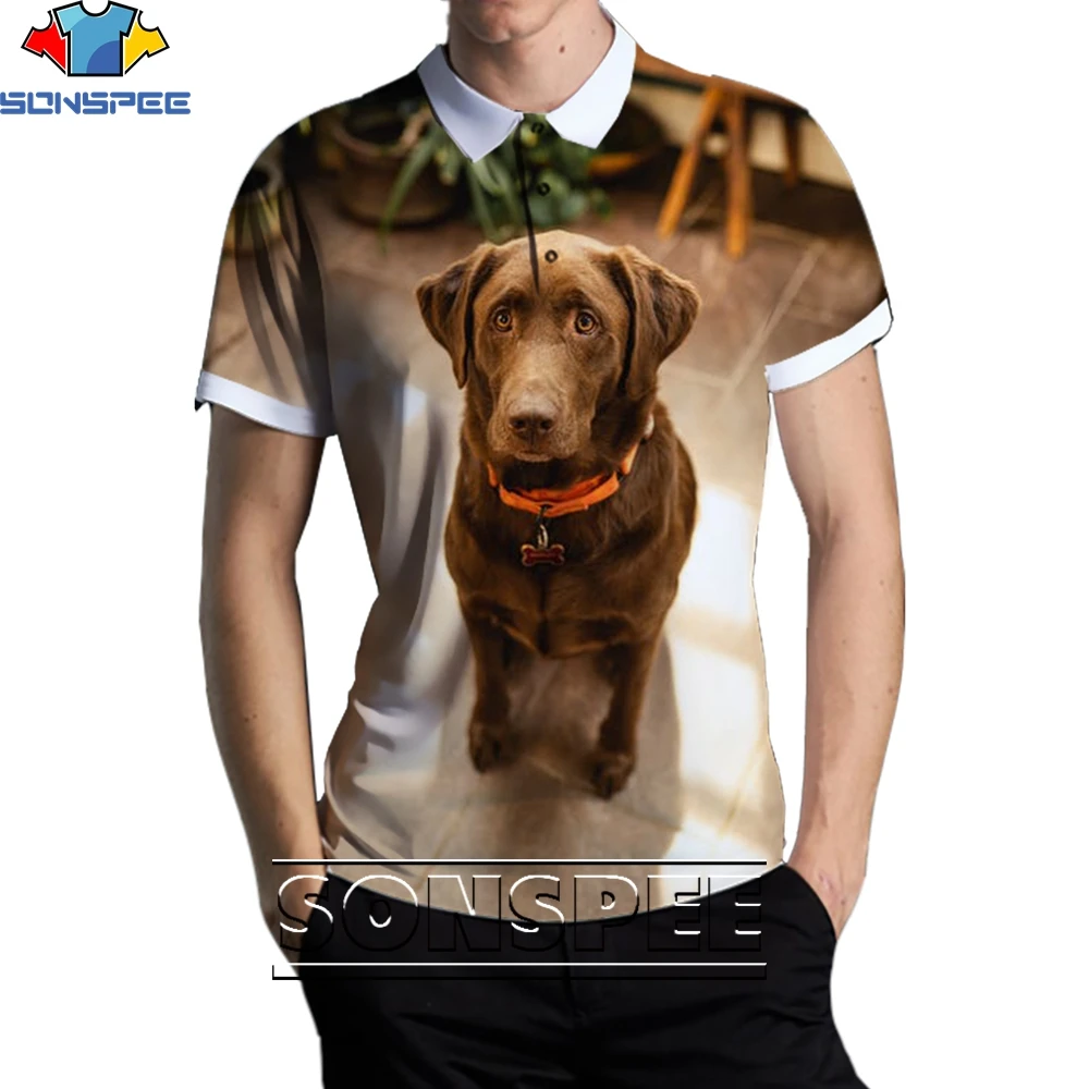 SONSPEE 3D Animal Dog Labrador Fashion Casual Loose Original Collar POLO Shirt Men and Women Cute Trend Street Personality
SONSPEE 3D Animal Dog Labrador Fashion Casual Loose Original Collar POLO Shirt Men and Women Cute Trend Street Personality