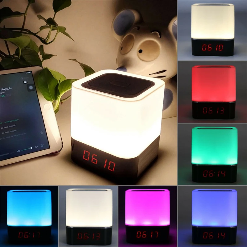 LED Bluetooth Speaker Touch Night Light Music Smart Desk Lamp USB Rechargeable Christmas Gift Atmosphere Lighting Lamps Home Dec
LED Bluetooth Speaker Touch Night Light Music Smart Desk Lamp USB Rechargeable Christmas Gift Atmosphere Lighting Lamps Home Dec