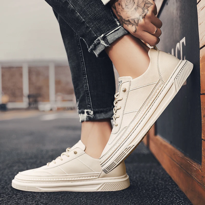 Causal Shoes For Men Sneaker Casual Shoes Men's Summer Men Leather Leisure Designer Sneakers Breathable Fashion 2020
Causal Shoes For Men Sneaker Casual Shoes Men's Summer Men Leather Leisure Designer Sneakers Breathable Fashion 2020