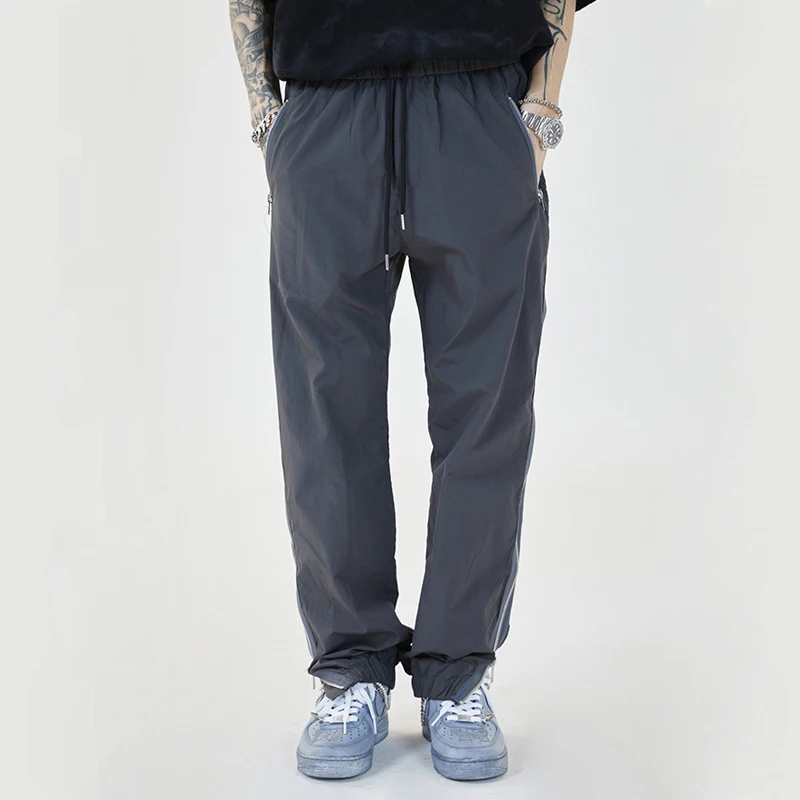 Men Pants Hip Hop Loose Bell-bottomed Pants Zippers Sides Fashion Brand Wide Leg Streetwear Loose VIBE Women Unisex Trousers
Men Pants Hip Hop Loose Bell-bottomed Pants Zippers Sides Fashion Brand Wide Leg Streetwear Loose VIBE Women Unisex Trousers