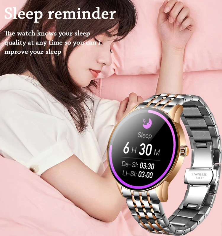 LIGE New Ladies Smart Watch luxury Rose gold ladies Sports watch Heart rate Blood pressure detection IP67 Waterproof for xiaomi
LIGE New Ladies Smart Watch luxury Rose gold ladies Sports watch Heart rate Blood pressure detection IP67 Waterproof for xiaomi