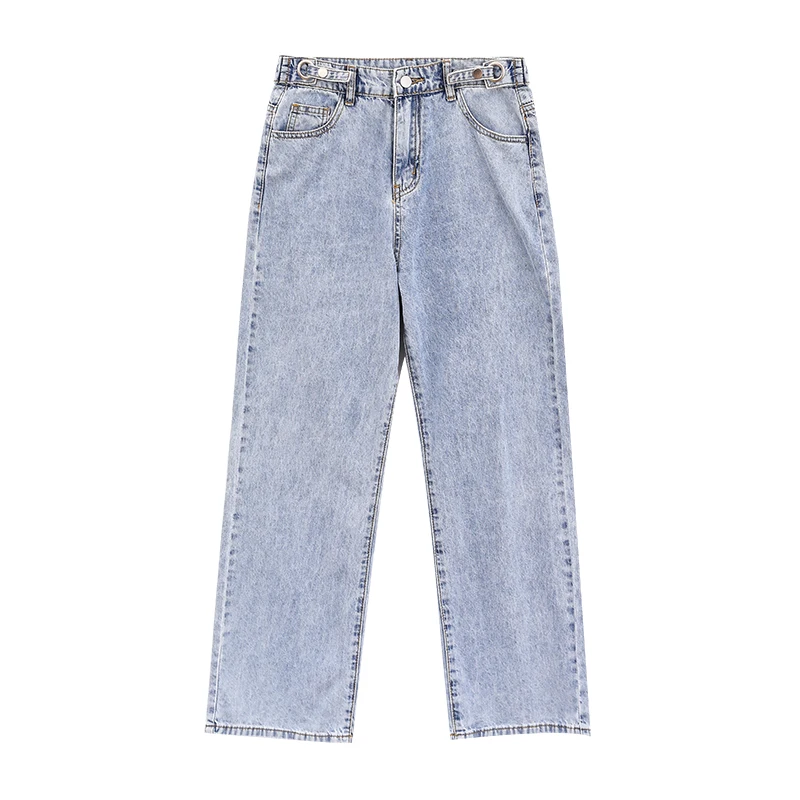 Spring Women Vintage Plain Plus Size Wide Leg Long Denim Pants All-Match High Waist Korean Loose Straight Casual Jeans B14820X
Spring Women Vintage Plain Plus Size Wide Leg Long Denim Pants All-Match High Waist Korean Loose Straight Casual Jeans B14820X