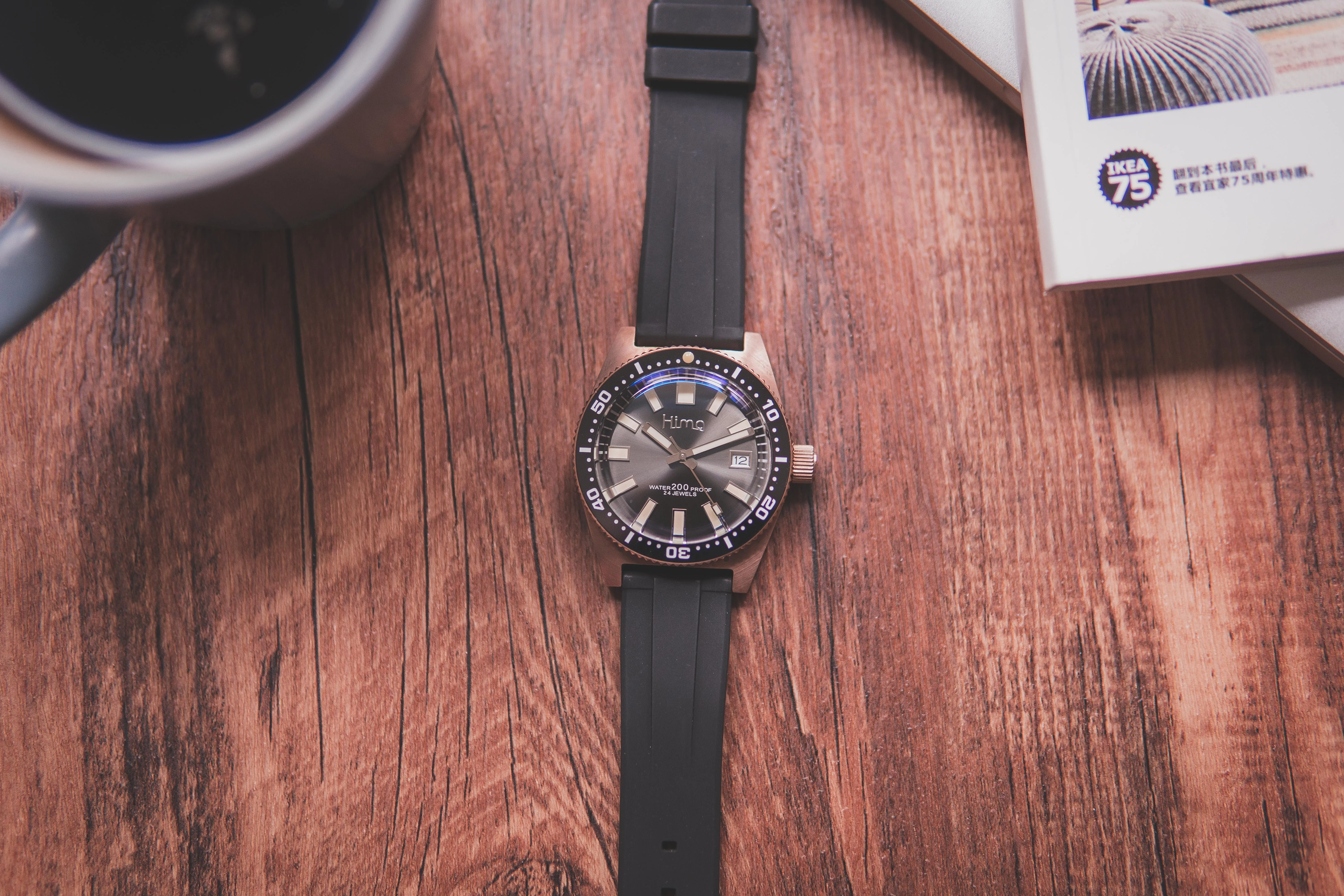 Фото Мужские часы для дайвинга из нержавеющей стали|Мужские - купить