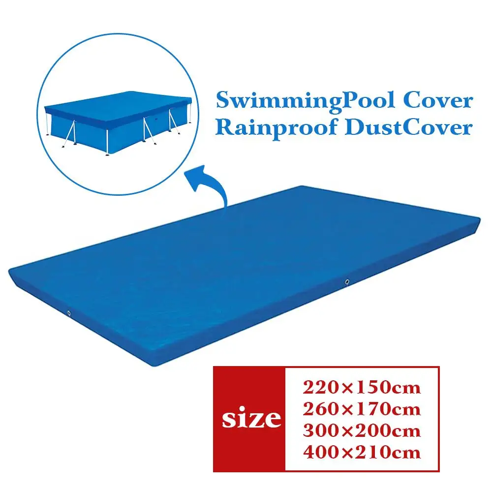 Rectangle 4 Size Family Pools Rain Cover Swimming Pool Practical Sun Shade Playing UV-Resistant Swimming Pool Cover
Rectangle 4 Size Family Pools Rain Cover Swimming Pool Practical Sun Shade Playing UV-Resistant Swimming Pool Cover