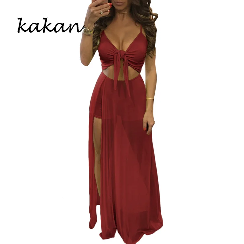 Kakan summer new women's dress mesh patchwork chest knotted dress bows a variety of wearing method
Kakan summer new women's dress mesh patchwork chest knotted dress bows a variety of wearing method