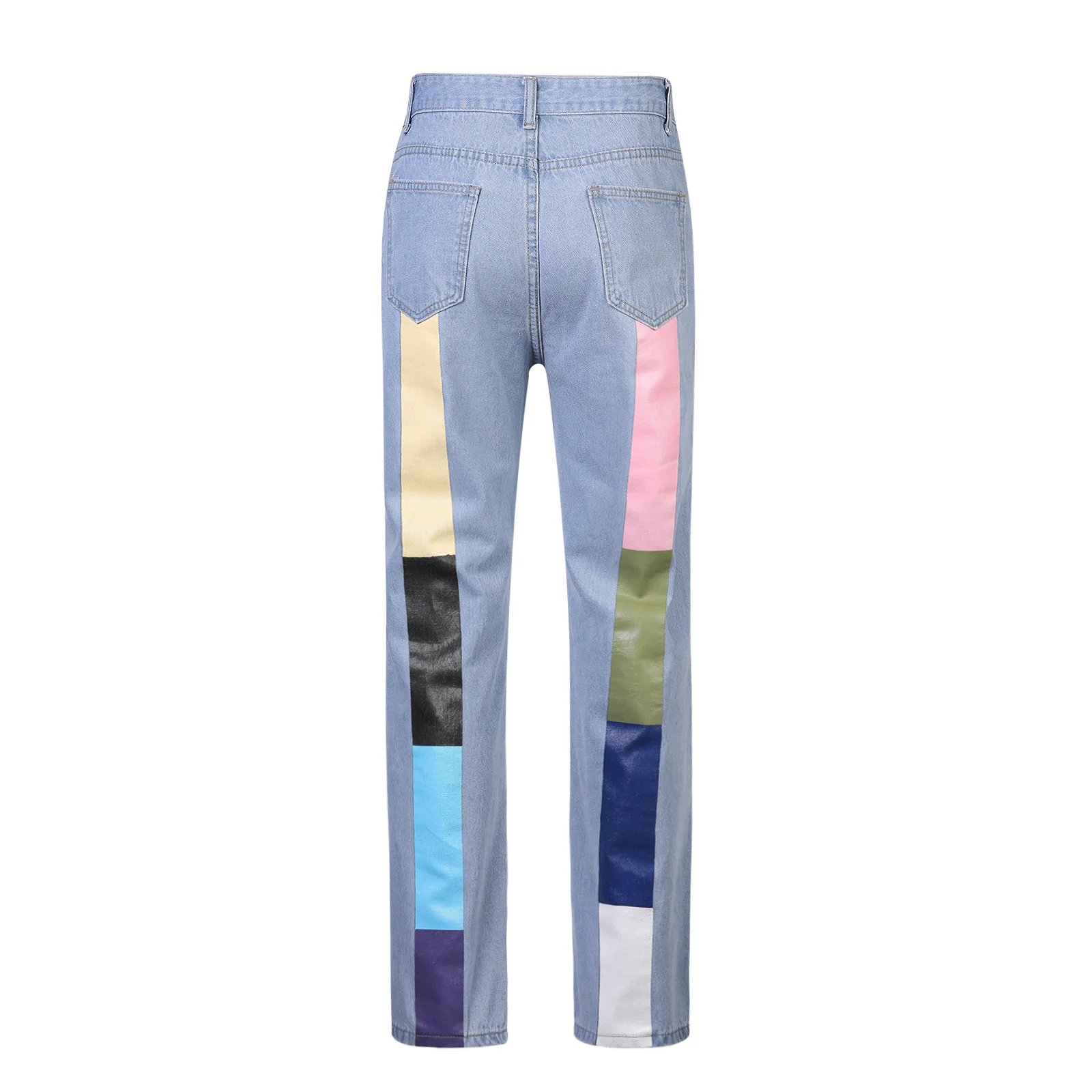 European And American Personality Printed Loose Straight Leg Jeans High Waist Casual Trousers
European And American Personality Printed Loose Straight Leg Jeans High Waist Casual Trousers