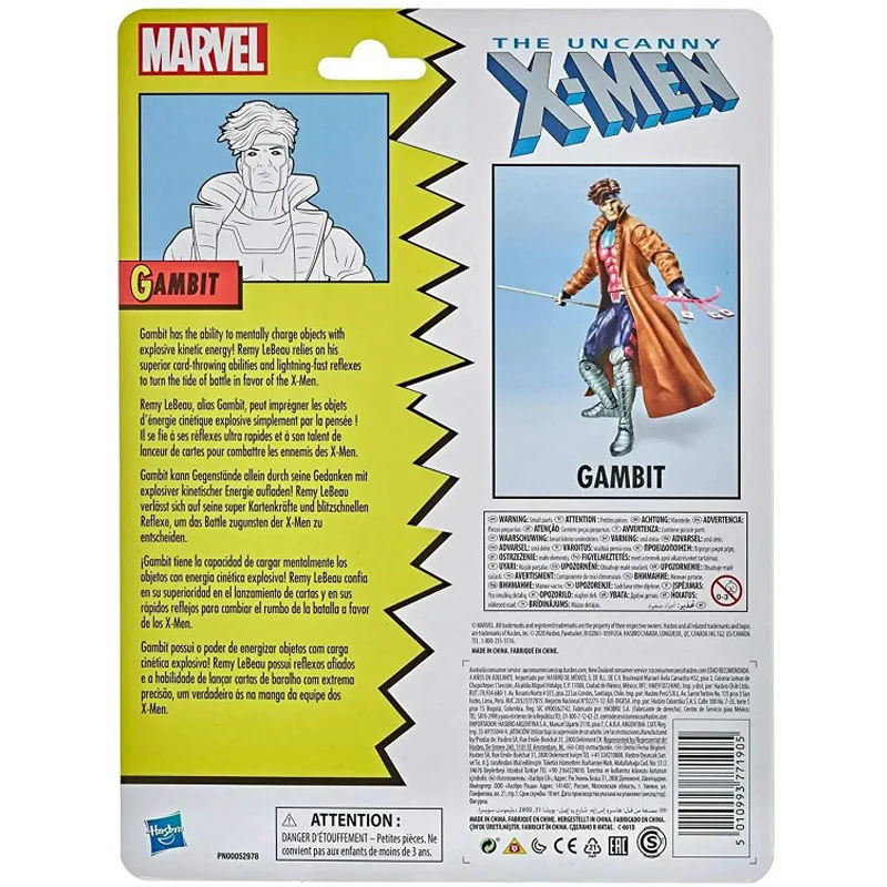 Hasbro Marvel Comics X-Men Legends Retro Card Series The Uncanny Gambit Shf Doll Action Figure Collection Model Adult Kids Toys
Hasbro Marvel Comics X-Men Legends Retro Card Series The Uncanny Gambit Shf Doll Action Figure Collection Model Adult Kids Toys