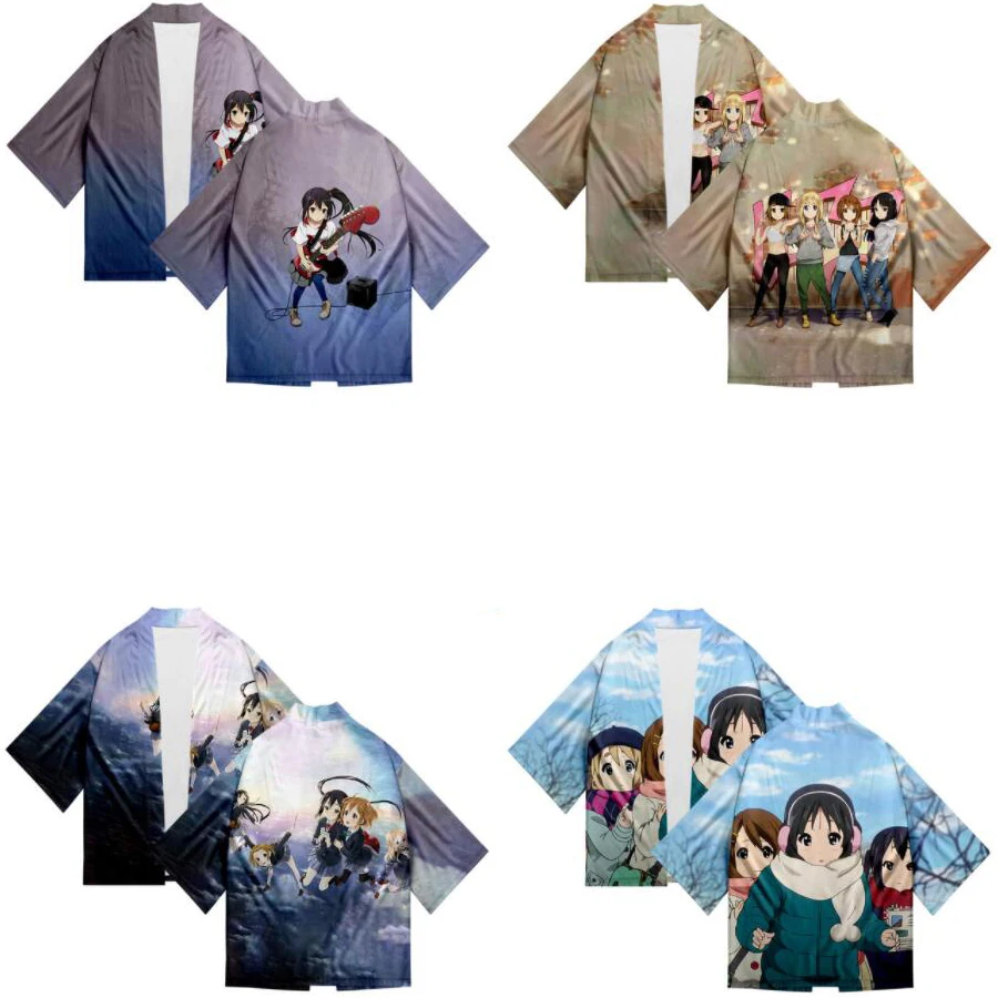 Аниме K-ON K на Косплэй костюм Yui Mio рицу Tsumugi Azusa японские кимоно хаори юката кардиган рубашка-пальто в уличном стиле
Аниме K-ON K на Косплэй костюм Yui Mio рицу Tsumugi Azusa японские кимоно хаори юката кардиган рубашка-пальто в уличном стиле