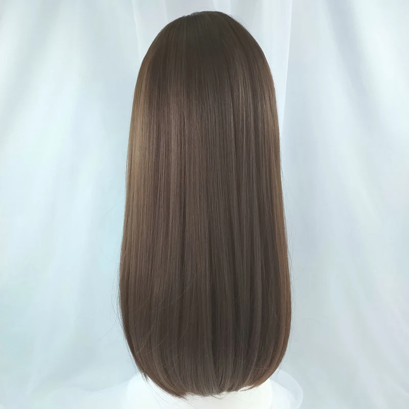 LM wig female air bangs shoulder-length straight hair wig student collarbone shoulder-length slightly curly wig white women
LM wig female air bangs shoulder-length straight hair wig student collarbone shoulder-length slightly curly wig white women