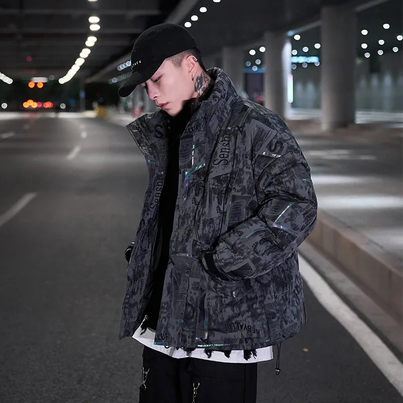 Men Down Jacket Winter Camouflage Loose Thick Padded Jacket Hip-Hop Trend New Warm Jacket Men's Down Jacket
Men Down Jacket Winter Camouflage Loose Thick Padded Jacket Hip-Hop Trend New Warm Jacket Men's Down Jacket