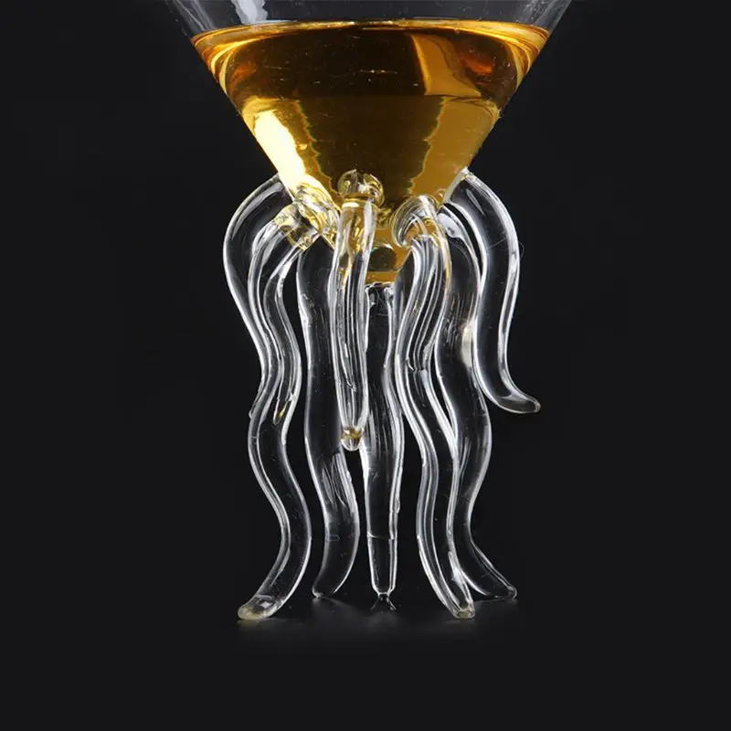 Octopus Cocktail Glass Transparent Jellyfish Glass Cup Juice Glass Goblet Conical Wine Champagne Glass
Octopus Cocktail Glass Transparent Jellyfish Glass Cup Juice Glass Goblet Conical Wine Champagne Glass