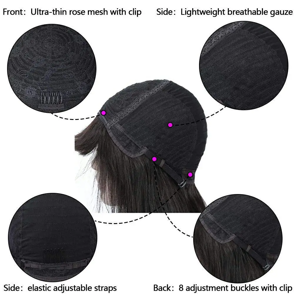 Short Straight Bob Wig With Bangs Fringe Bob Human Hair Wig For Women Brazilian Remy Hair Glueless Full Machine Made Fringe Bob
Short Straight Bob Wig With Bangs Fringe Bob Human Hair Wig For Women Brazilian Remy Hair Glueless Full Machine Made Fringe Bob