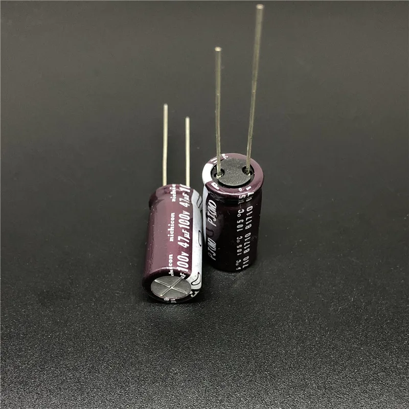 10pcs/100pcs 47uF 100V NICHICON PJ Series 10x20mm 100V47uF Low Impedance Long Life Aluminum Electrolytic capacitor
10pcs/100pcs 47uF 100V NICHICON PJ Series 10x20mm 100V47uF Low Impedance Long Life Aluminum Electrolytic capacitor
