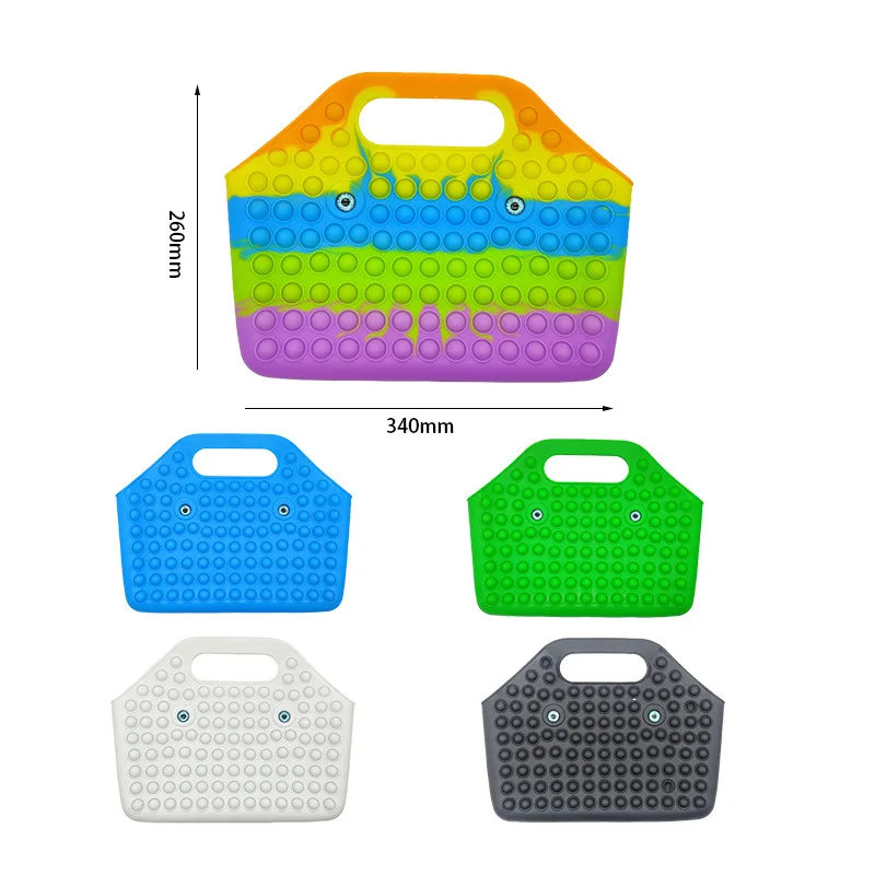 Large Handbag Female Bag Push Bubble Toy Adult Anti-stress Infinite Relaxation Office Kneading Music Sensory Squeeze Soft
Large Handbag Female Bag Push Bubble Toy Adult Anti-stress Infinite Relaxation Office Kneading Music Sensory Squeeze Soft