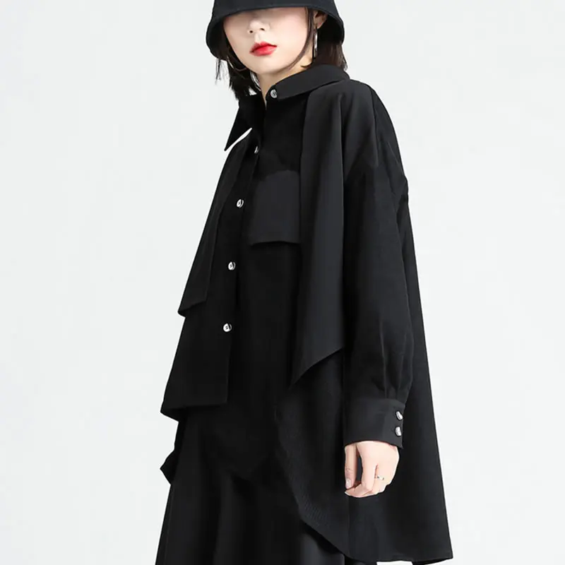 XITAO Patchwork Irregular Button Shirt Women 2021 Spring Casual Fashion New Style Temperament All Match Women Clothes DZL2708
XITAO Patchwork Irregular Button Shirt Women 2021 Spring Casual Fashion New Style Temperament All Match Women Clothes DZL2708