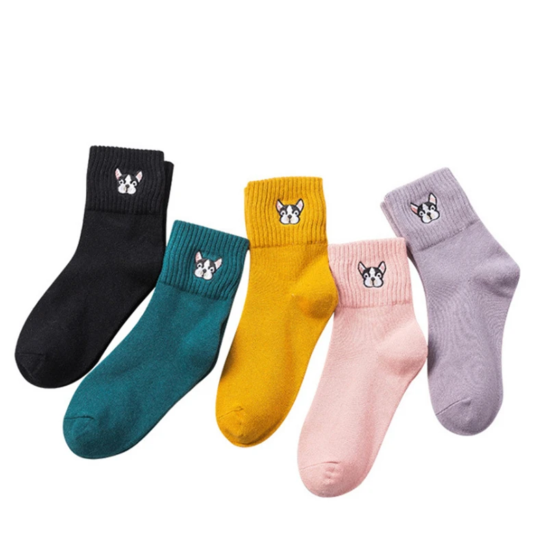 Ladies Comfortable Cotton Socks New Fashion All Seasons Cartoon Animal Embroidery Series Women Fresh Harajuku Crew Socks
Ladies Comfortable Cotton Socks New Fashion All Seasons Cartoon Animal Embroidery Series Women Fresh Harajuku Crew Socks