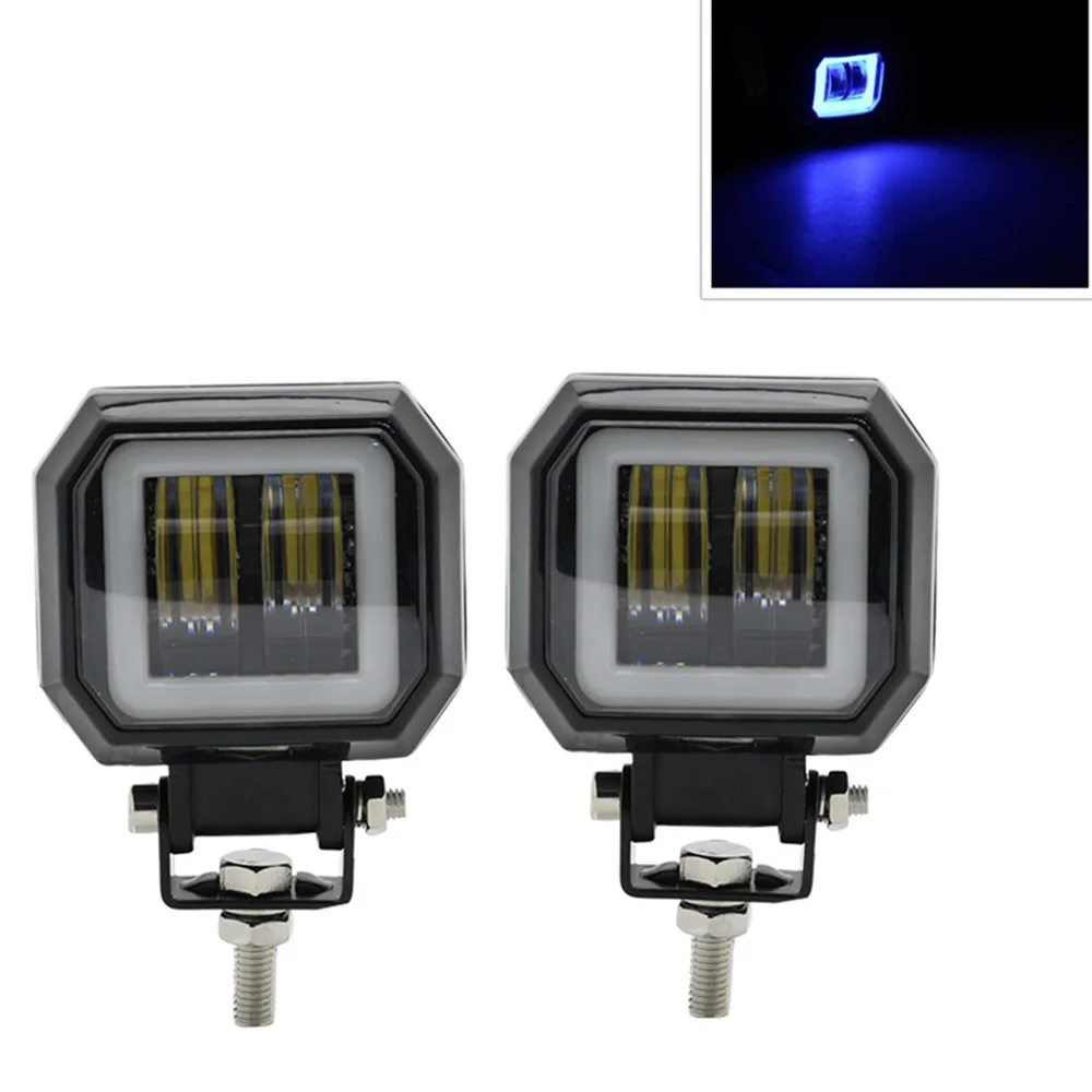 1pair 3Inch 12V 24V 6500K 40W Waterproof Square LED Portable Spotlights Angel Eyes Light Bar Offroad Car Boat led Work Light
1pair 3Inch 12V 24V 6500K 40W Waterproof Square LED Portable Spotlights Angel Eyes Light Bar Offroad Car Boat led Work Light
