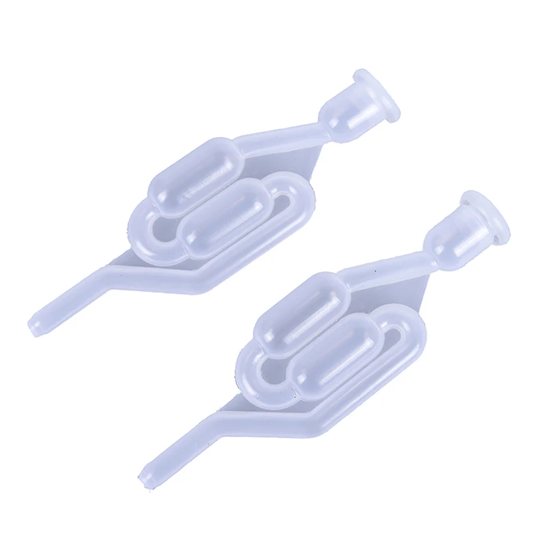 2Pcs S-Shape Wine AirLock Beer Brewing Fermentation Check Valve Air Lock Water Seal Home Wine making Exhaust Valve Transparent 
2Pcs S-Shape Wine AirLock Beer Brewing Fermentation Check Valve Air Lock Water Seal Home Wine making Exhaust Valve Transparent