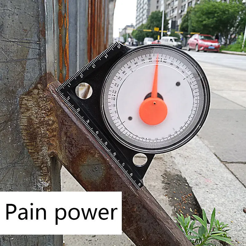 1pc Slope Angle Finder Slope Slope Angle Finder Magnetic Inclinometer Meter Measure Clinometer Replaces Assembly Portable New