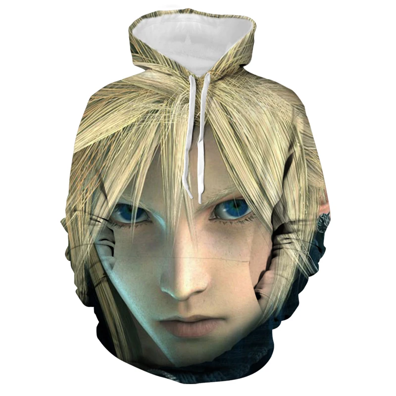 Final Fantasy VII 3D Print Hoodies Anime Game Fashion Sweatshirt Men Women Streetwear Hoodie Harajuku Hip Hop Pullover Tops Coat
Final Fantasy VII 3D Print Hoodies Anime Game Fashion Sweatshirt Men Women Streetwear Hoodie Harajuku Hip Hop Pullover Tops Coat