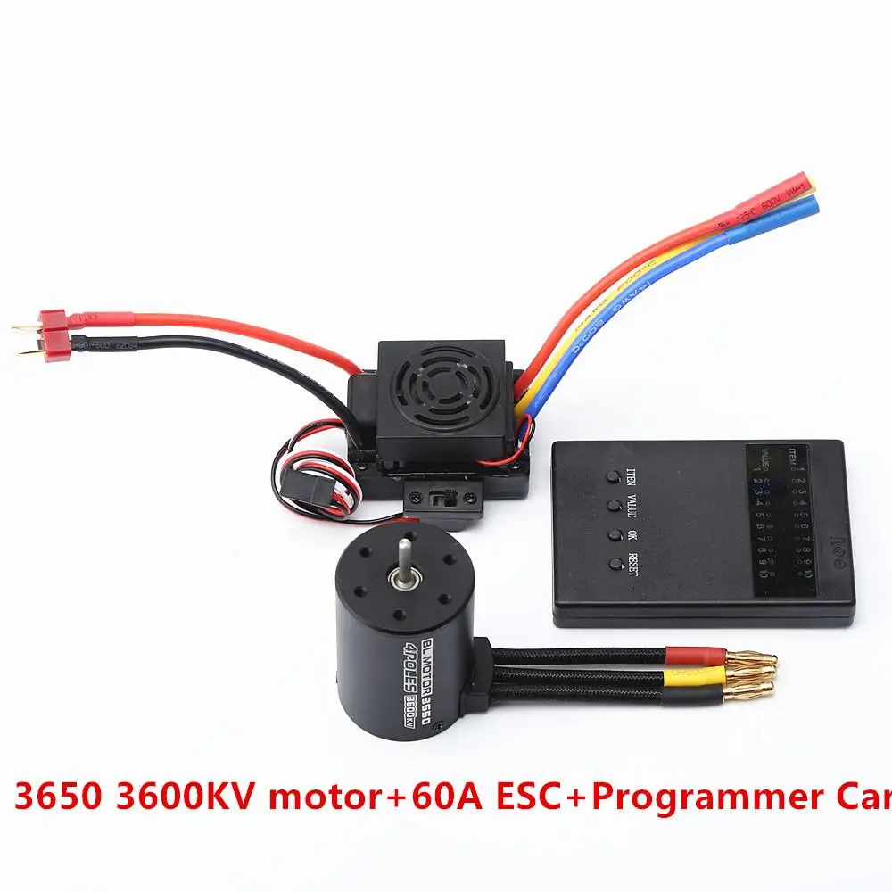 3650 3600kv /4500kv 60a Esc 1:8/1:10 Hsp Hpi Wltoys 
3650 3600kv /4500kv 60a Esc 1:8/1:10 Hsp Hpi Wltoys