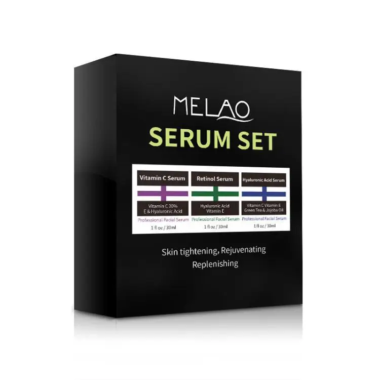 3Pcs/set 30ml Facial Serum Set Hyaluronic Acid VC + Hyaluronic acid + Vitamin A Retinol Anti-wrinkle WhiteningFor Skin Care
3Pcs/set 30ml Facial Serum Set Hyaluronic Acid VC + Hyaluronic acid + Vitamin A Retinol Anti-wrinkle WhiteningFor Skin Care
