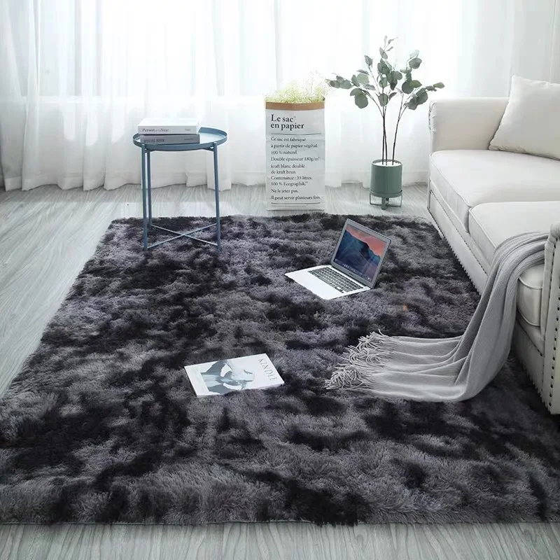 Floor Decorative Area Rug Shaggy Carpet Living Room Anti-Slip Gray Carpet Floor Mat Bedroom Thick Fluffy Floor Carpets 120x160cm
Floor Decorative Area Rug Shaggy Carpet Living Room Anti-Slip Gray Carpet Floor Mat Bedroom Thick Fluffy Floor Carpets 120x160cm