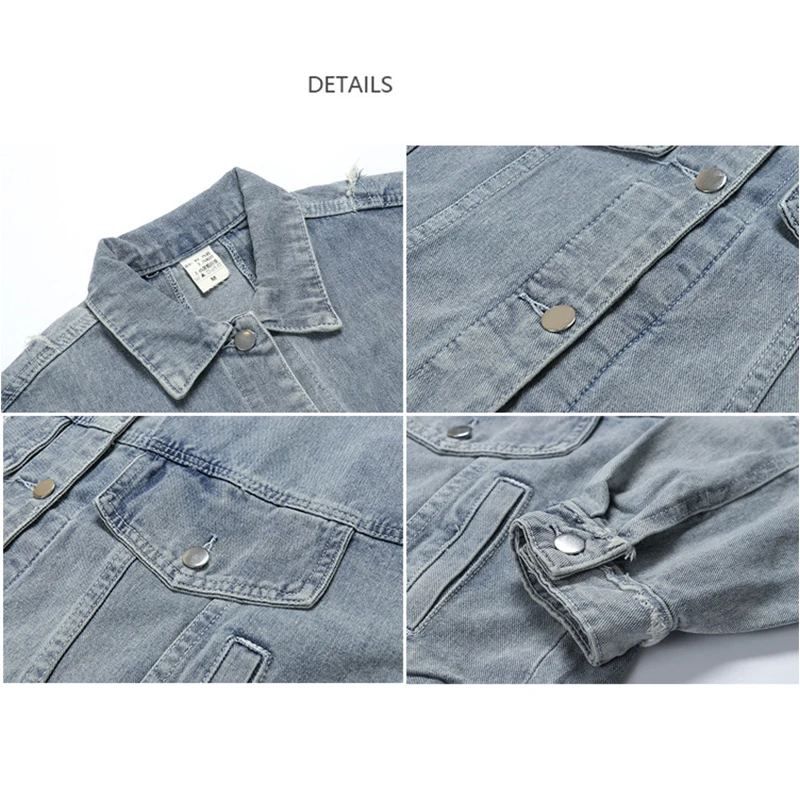Hole Harajuku Jeans Jacket with Tassel Loose Vintage Denim Coat Women Chaquetas Mujer 2020 L0130
Hole Harajuku Jeans Jacket with Tassel Loose Vintage Denim Coat Women Chaquetas Mujer 2020 L0130