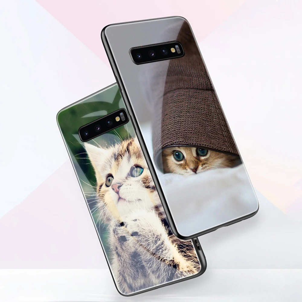 Cute Cat Case For Samsung Galaxy S21 S20 S10 S9 S8 S10e Ultra A51 A71 A50 A21S A20E A70 Note 20 10 9 8 Plus Tempered Glass Funda
Cute Cat Case For Samsung Galaxy S21 S20 S10 S9 S8 S10e Ultra A51 A71 A50 A21S A20E A70 Note 20 10 9 8 Plus Tempered Glass Funda