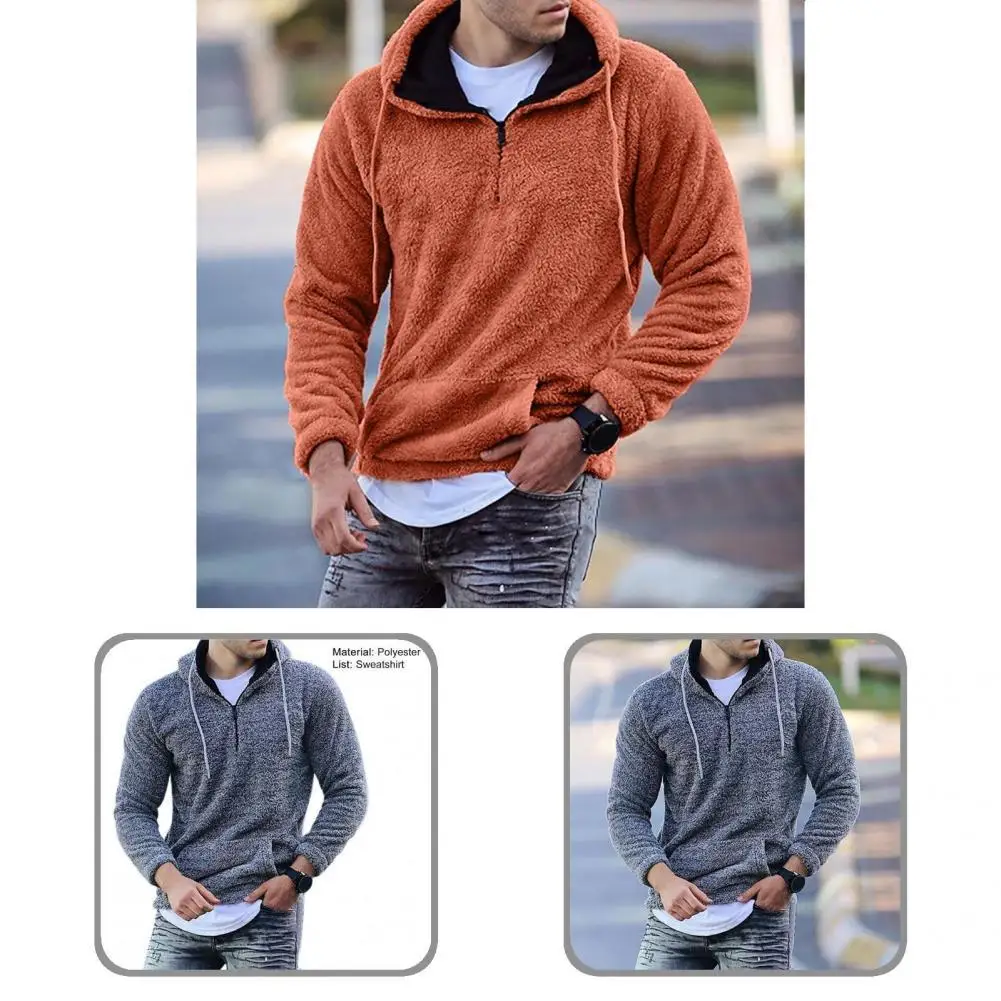 5 Sizes Modern Plush Men Autumn Hoodies Sweater Big Pocket Men Sweatshirts Colorfast for Friends
5 Sizes Modern Plush Men Autumn Hoodies Sweater Big Pocket Men Sweatshirts Colorfast for Friends