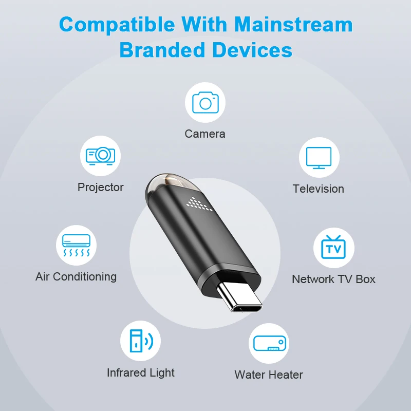 Coolreall Infrared Remote Control TYPE-C Interface For Samsung Huawei Universal Mobile phone Wireless Remote Control For Android
Coolreall Infrared Remote Control TYPE-C Interface For Samsung Huawei Universal Mobile phone Wireless Remote Control For Android