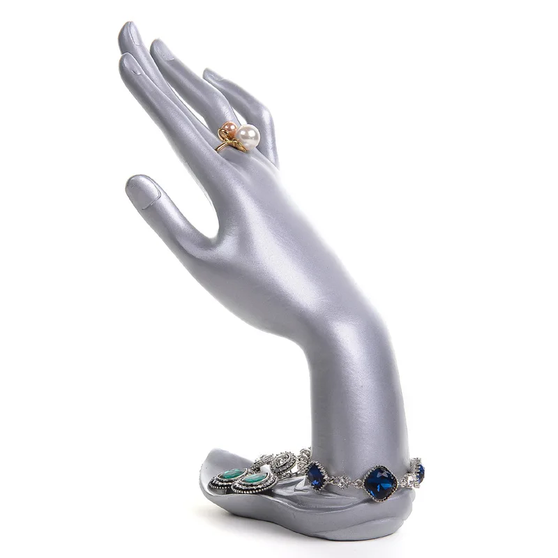 Resin Portrait Model Jewellry Stand Mannequin Hand Finger Glove Ring Bracelet Bangle Jewelry Display Stand Holder 
Resin Portrait Model Jewellry Stand Mannequin Hand Finger Glove Ring Bracelet Bangle Jewelry Display Stand Holder