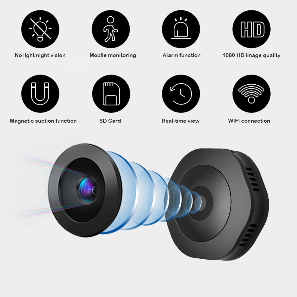 1080P HD DV/Wifi H6 Micro Camera Night Version Mini Action Camera with Motion Sensor Camcorder Voice Video Recorder Small Cam 
1080P HD DV/Wifi H6 Micro Camera Night Version Mini Action Camera with Motion Sensor Camcorder Voice Video Recorder Small Cam
