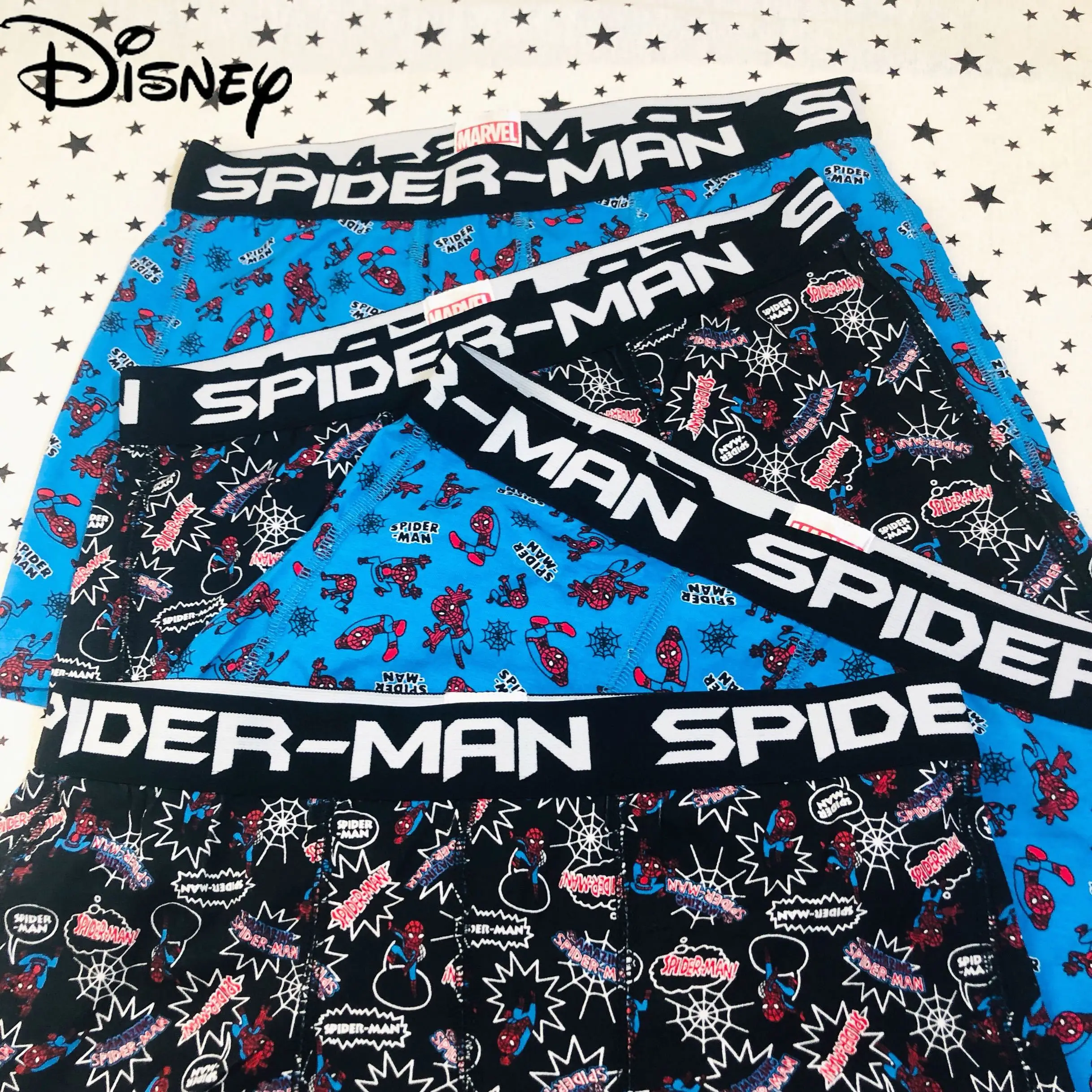 Disney Summer Men's Cute Cartoon Comfortable Underpants Superman Spiderman Cotton Breathable Boxer Pants
Disney Summer Men's Cute Cartoon Comfortable Underpants Superman Spiderman Cotton Breathable Boxer Pants