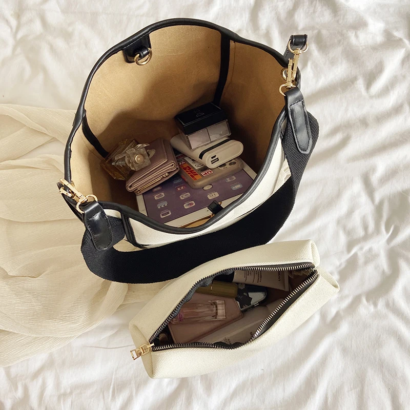 Women Canvas Handbags Fashion Korean Simple Ladies Reusable Shopping Bags Large Capacity Student Book Shoulder Bag
Women Canvas Handbags Fashion Korean Simple Ladies Reusable Shopping Bags Large Capacity Student Book Shoulder Bag