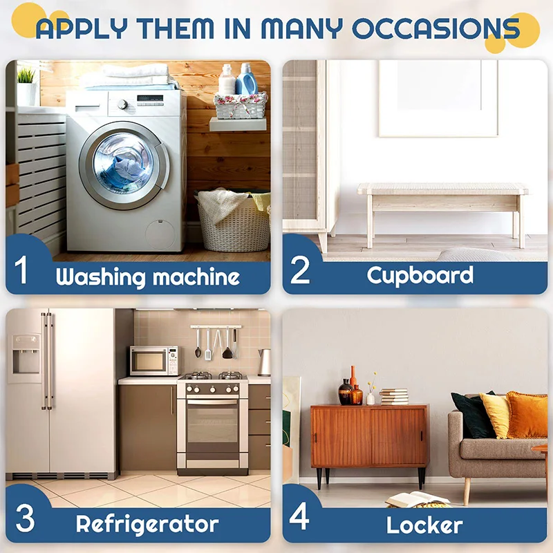 4 PCS Anti Vibration Washer Pads Anti Slip Washing Machine Noise-reducing Refrigerator Feet Pad Machines Dryers Vibration Damper
4 PCS Anti Vibration Washer Pads Anti Slip Washing Machine Noise-reducing Refrigerator Feet Pad Machines Dryers Vibration Damper