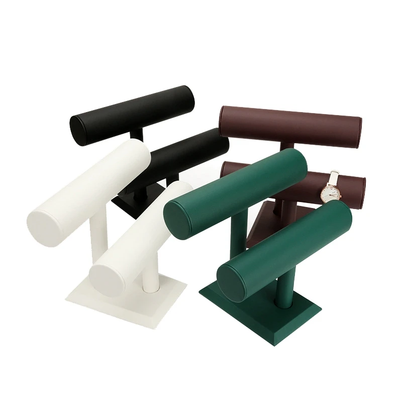 4Pcs Jewelry Display Stand Shoot Props Double-Layer T-Shaped PU Jewelry Bracelet Watch Headband Display Stand
4Pcs Jewelry Display Stand Shoot Props Double-Layer T-Shaped PU Jewelry Bracelet Watch Headband Display Stand