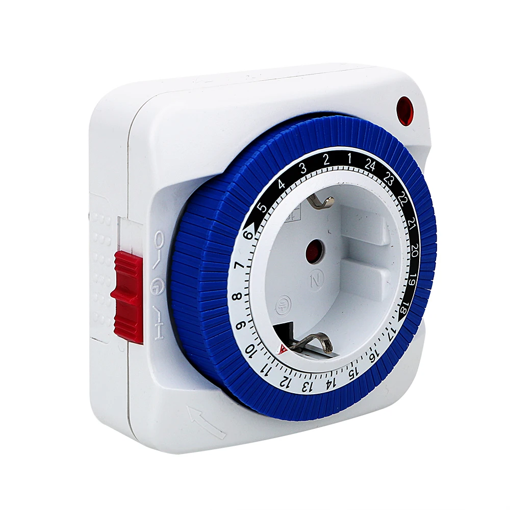 Plug Socket Power Switch Timer Mechanical Timer EU Plug Household Appliances 15Mins-24 Hours Plug-in Timer Energy Saving
Plug Socket Power Switch Timer Mechanical Timer EU Plug Household Appliances 15Mins-24 Hours Plug-in Timer Energy Saving
