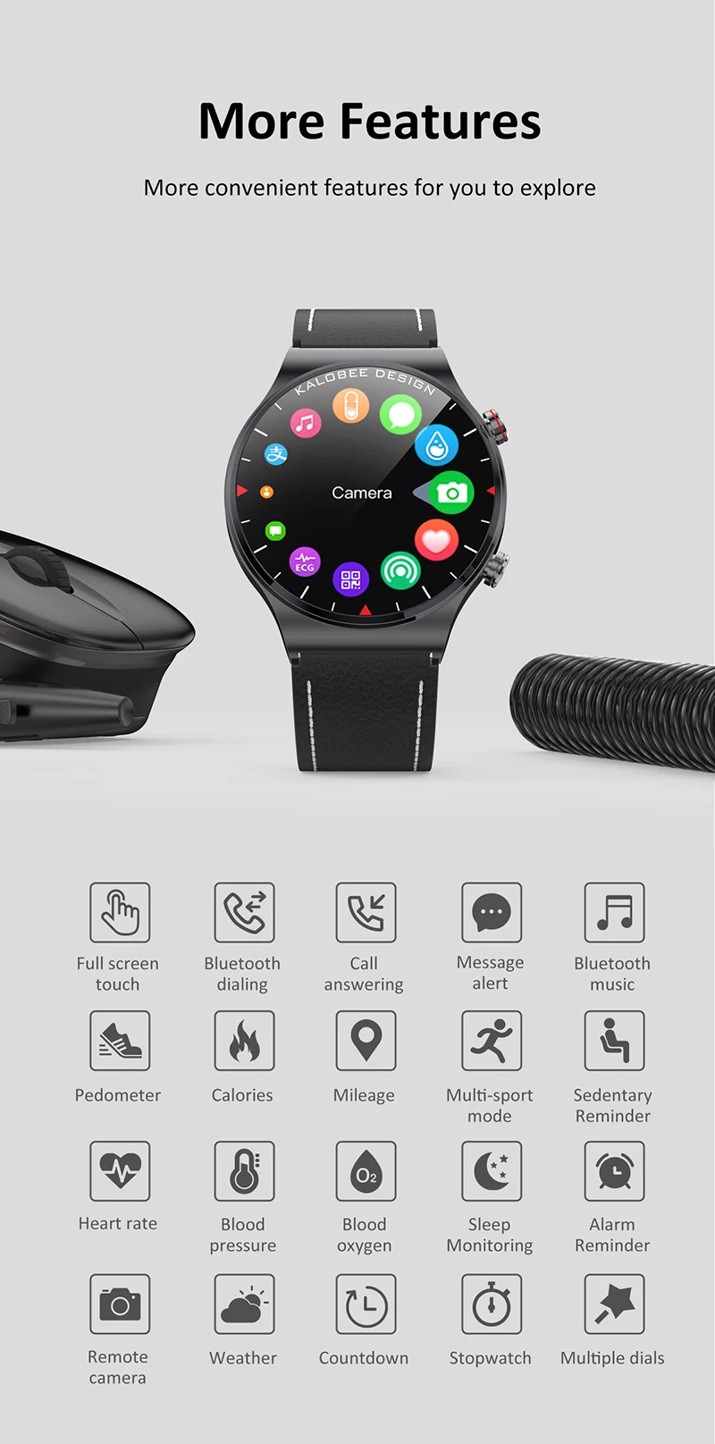 2021 Smart Watch Bluetooth Call ECG Heart Rate Blood Pressure Blood Oxygen Steel Belt Business Men Watches For Apple IOS GT2
2021 Smart Watch Bluetooth Call ECG Heart Rate Blood Pressure Blood Oxygen Steel Belt Business Men Watches For Apple IOS GT2