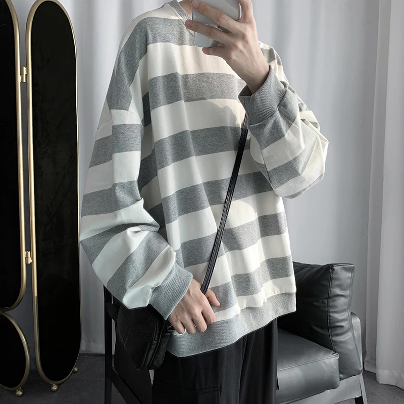 Fall Black White Stripes Oversized T-shirt Harajuku Fashion Japan Style Loose All-match Tops Hip Hop Funny Streetwear Clothes
Fall Black White Stripes Oversized T-shirt Harajuku Fashion Japan Style Loose All-match Tops Hip Hop Funny Streetwear Clothes