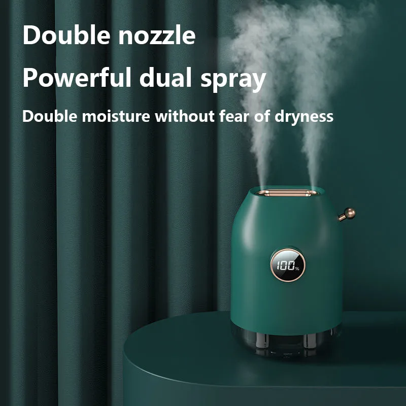 Multifunctional double spray humidifier Portable small bedroom aromatherapy humidifier USB line car relief drying spray machine
Multifunctional double spray humidifier Portable small bedroom aromatherapy humidifier USB line car relief drying spray machine